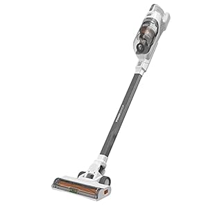BLACK+DECKER POWERSERIES+ 20V MAX Cordless Vacuum, LED Floor Lights, Autosense Technology, For Multi-Surfaces (BHFEA520J), White