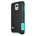 Incipio OVRMLD Case for Samsung Galaxy S5 - Retail Packaging - Black/Turquoise