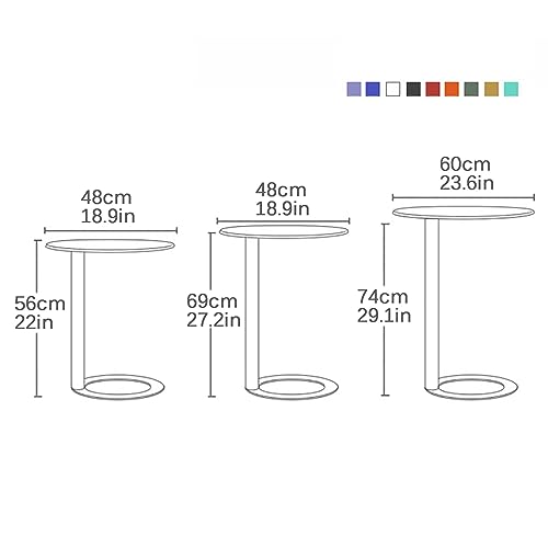 Table pliante pour camping-car ronde avec base en métal E