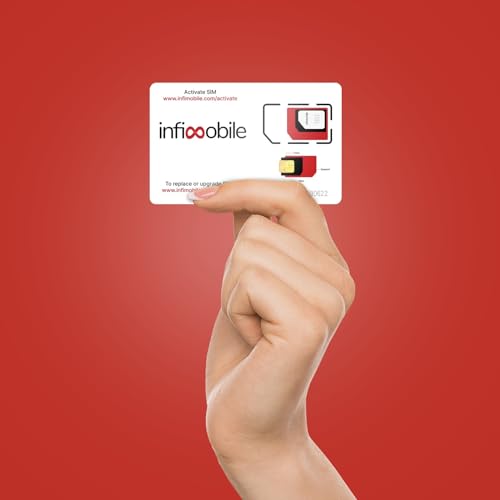 $3/Month | Infimobile Prepaid Plan: 24 Months | 500MB High-Speed Data Per Month | 100 Min Talk + 100 Text | Prepaid Plan Service SIM Card | Nationwide Coverage | 4G, 5G Network - Thumbnail 2