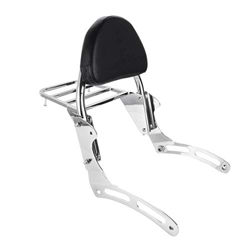 Backrest Sissy Bar + Luggage Rack Pad for Kawasaki Vulcan 900 VN900 For Kawasaki Vulcan VN 2000 Classic Custom 2006-2018
