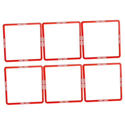 BIUDECO Multi-Function Agility Rings 6pcs Speeds Training Ring Set Football Training Martial Arts Boys and Girls' Coordination