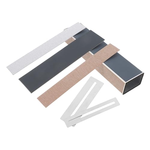 NOLITOY 1 セット ギター研ぎツール キット楽器 テーパー定規ツール DIYギター ギター用平面板 アコースティック ギター アクセサリー ギターフレットサンディング補助ツール 金属