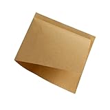 SHINEOFI Papel Kraft Triangular Resistente al Aceite para Alimentos Bolsa Desechable de 18X18 CM 100 Unidades para Empacar Sándwiches Donas y Productos Horneados Uso Alimentario y