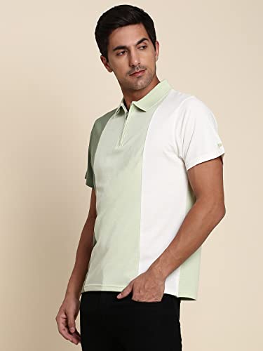 Image of Dennis Lingo Men's Slim Fit Olive Polo T-Shirt