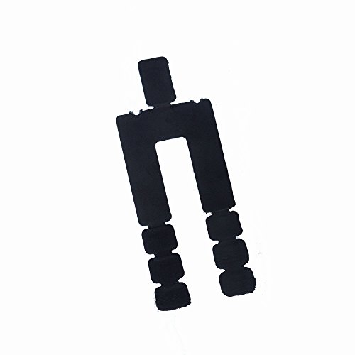Stack Shim 3 5/8" x 1 7/8" x 1/16", Stackable 480 Pcs, Black Color, Leveling Shims for Windows and Doors, Made in USA, Free and Quick Shipping from USA, Stackshim BFSEALS