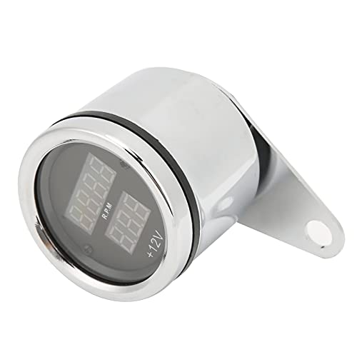 Tacómetro y velocímetro de 12V para motocicleta con pantalla antirreflejos clara
