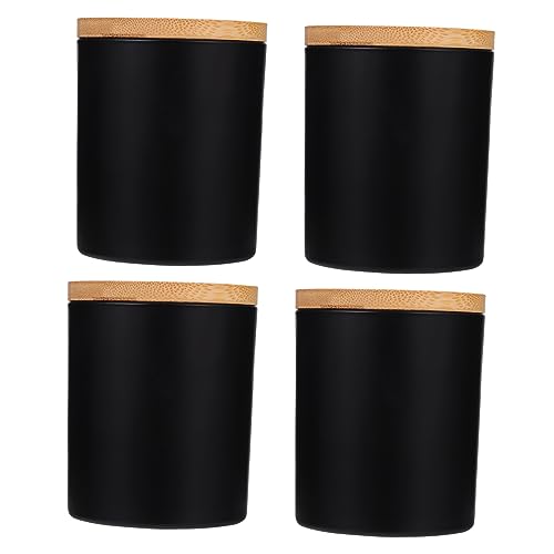 Gogogmee Glass Candle Tin Lids DIY Candle Making Jars Aromatherapy Candle Can Set