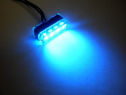 Everything for trailers, RVs and trucks and more - For TecNiq Blue Glow 4 LED Slim Dragon Light For Accent SS/Vertical For Case For Boat USA (FS1XN-473)