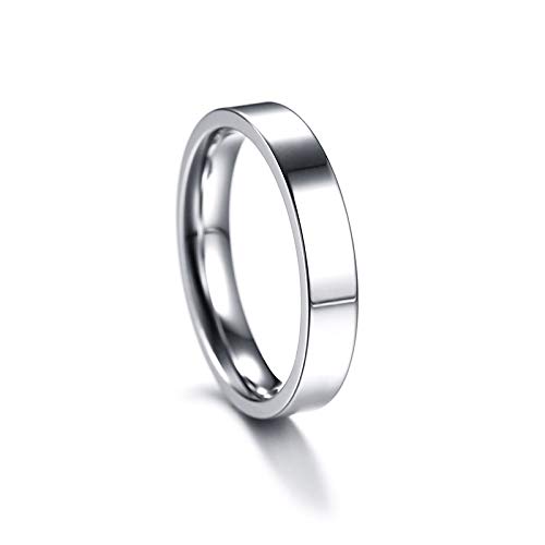 BFF Ring for 2-3-4-5-6-7-8-9-10 Personazlied BFF Friendship Jewelry Pinky Promise Pinky Swear Minimalist Polish Stainless Steel Flat Stackable Knuckle Ring Wedding Band,Bridesmaid Gift3