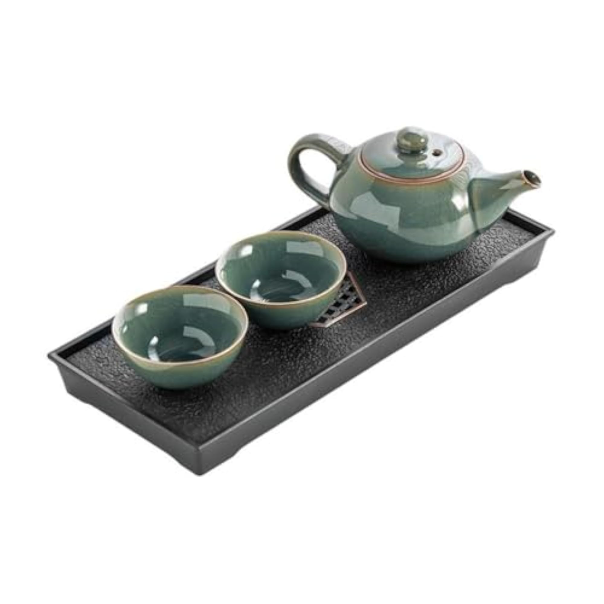 Enakshi Kungfu Tea Set, Porcelain Teapot & Mug
