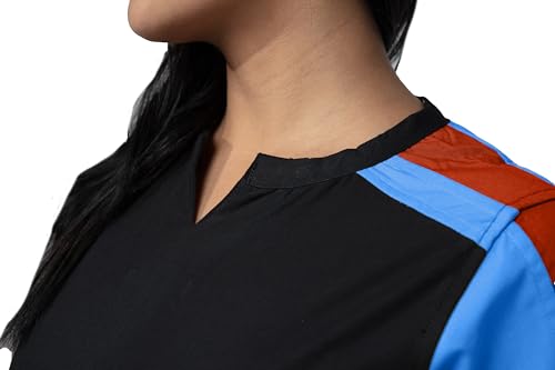 Image of UNIFORM CRAFT Female Scrub Suit Designer DSDX04 - Ideal for Doctors, Dentists and Healthcare Professionals