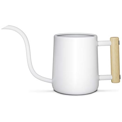 Indoor Watering Can with Long Spout - 35oz White Watering Can for Indoor Plants - Cute Watering Can Indoor - Small Watering Can for Indoor Plants - Indoor Plant Watering Can - Houseplant Watering Can Cover