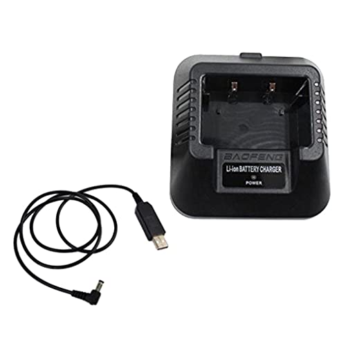Image of LR Decor E-Shop USB Charger Adapter for for Baofeng 5R DM 5R BF F8+ BF F8 Ham Radios