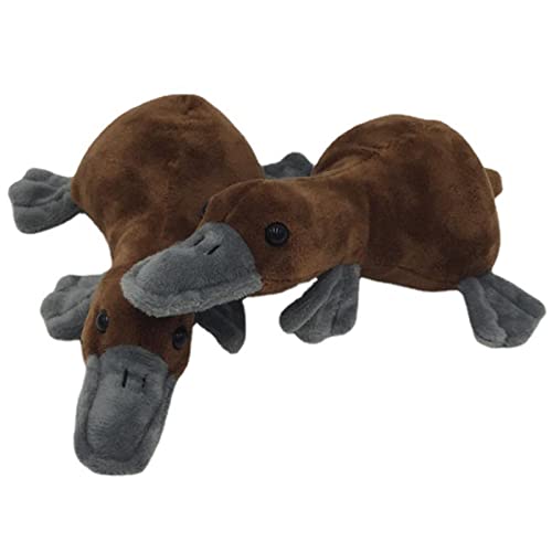 Anloximt Lebendiges Schnabeltier Stofftier, Realistisches 8-Zoll Kuscheltier - Niedliches Schnabeltier-Kissen Spielzeug für Mädchen & Jungen als Geschenk