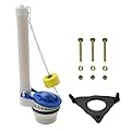 Goddessmoon Toilet Flush Valve Replacement Kit, Compatible with Kohler 85406, 2-inch, Includes Float Ball Flapper Triangular Gasket, and Tank Screws, Accessories for Toilet Tank Replacement & Repair