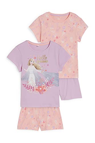 C&A Kinder Mädchen Pyjamas Pyjama 4er Pack|Multipack Regular Fit...