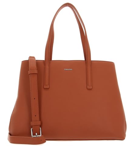 Sac à épaule CK Must grand volume grand cabas terracotta Autumn Leaf