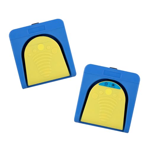 docooler 2 Pedal Foot Switch BT USB Dual Mode Customizable Keyboard Cursor Device Key Programmable for Clinical Gaming Industrial with Textured Design