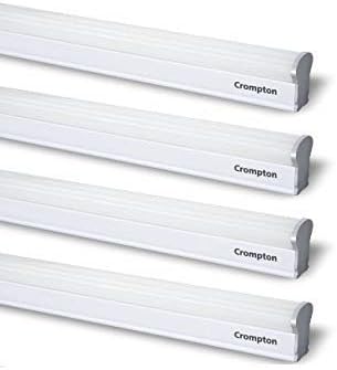 crompton 24 watt_hours LED Cool Day Light Batten, Pack of 4.