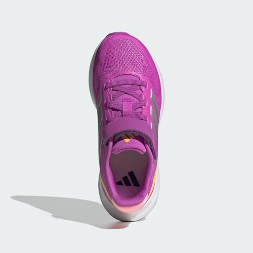 Image of adidas Kids' Marvel Run Falcon 5 Elastic Lace & Strap Shoe