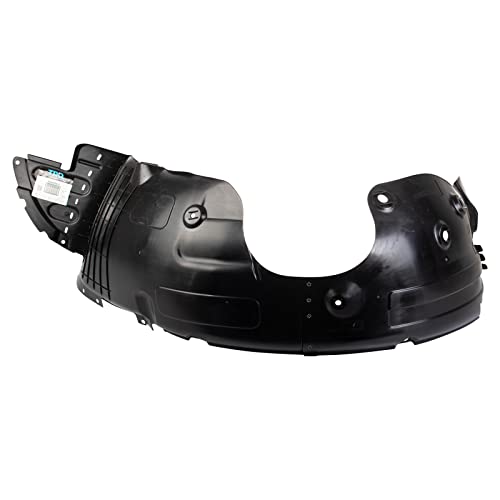 Image of TRQ Front Driver and Passenger Side Inner Fender Liner Set Compatible with 2017-2018 Hyundai Santa Fe Sport