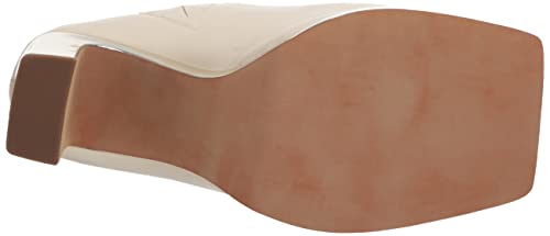 DKNY Women's Peep Toe Platform Heeled Slip-On Bootie Sandal4