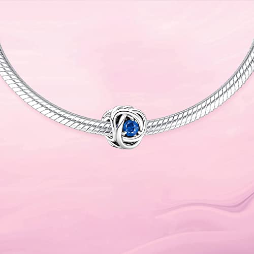 VALGACLS Birthstone Charms for Bracelet Necklace - 925 Sterling Silver Happy Birthday Charm for Women Girls Jewelry Gifts2