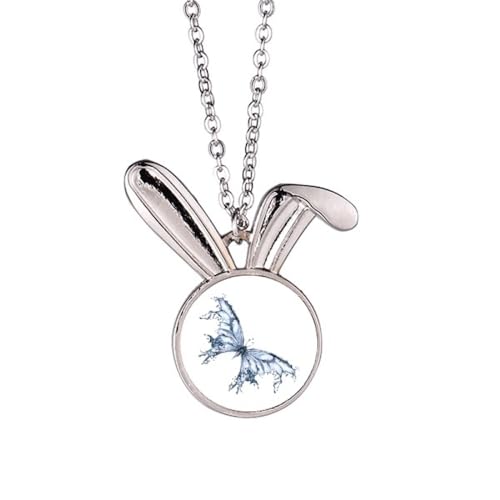 Collier lapin Art déco idée cadeau anniversaire originale