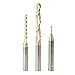 Amana Tool - AMS-145 3-Pc CNC Up-Cut Spiral 2D & 3D Carving Ball Nose & Flat Bottom ZRN