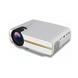 Small Portable Projector, Full 1080P Supported, Wireless Screen Mirroring, Built-in Stereo, Keystone Correction, Ideal for Home Entertainment & Movie Nights