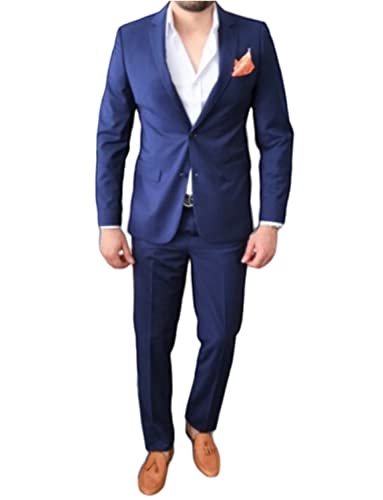 Costume de cérémonie hommes smoking deux pièces à deux boutons