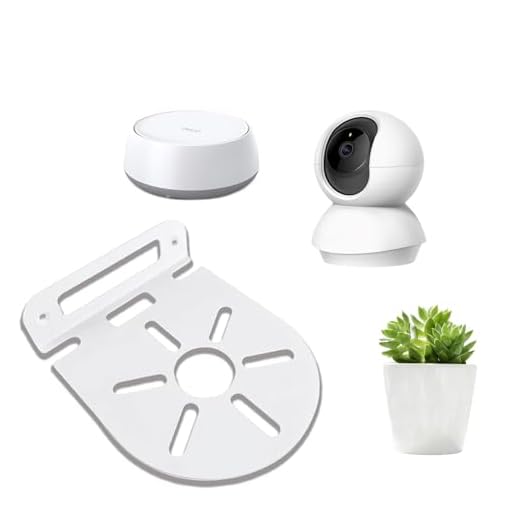 2 Pack Floating Shelves for Wall Mount Holder for Flower Pot, Security Camera for Baby Monitor, Dog Detection, for Bathroom, Bedroom, Living Room, Kitchen, Decor Power Cord Management Space-Saving
