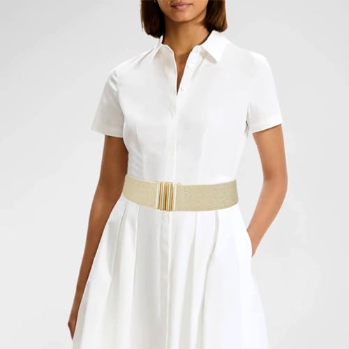 Women Wide Elastic Waist Belt Cinch Stretch Waistband for Dresses2