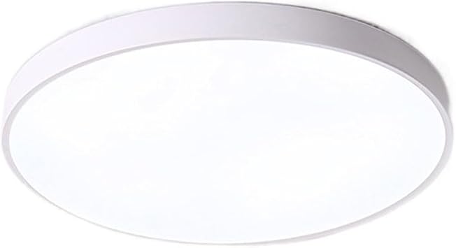 1 Pack Macaron Flat Lamp Close to Ceiling Light Fixtures Metal with Acrylic Shade LED Ceiling Lamp Simple Round Ceiling Lights Household Lighting Used in Aisles,