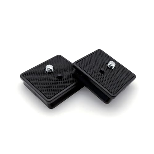 JZK 2 pièces Adaptateur de Montage à vis de tête de Plaque de dégagement Rapide d'appareil Photo pour trépied Universel – vue 4