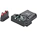 LPA TTF Fiber Optic Adjustable Sight Set for CZ75/ 85, Black, TTF86CZ