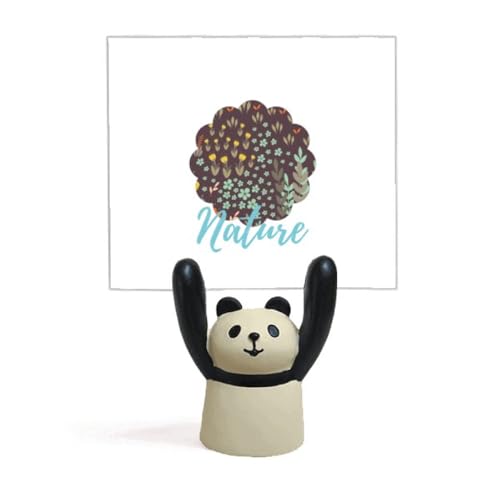 Support de peinture marron motif panda bloc dessin accessoire peinture