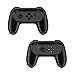 Produktbild TNP Switch Joy Con Halterung Kompatibel mit Nintendo Switch & Switch OLED-Modell Joy Con Grip Controller - 2er-Set, Joycon Griffhalter mit ergonomisches Design, Schutzhüllen-Kit Zubehör, Schwarz