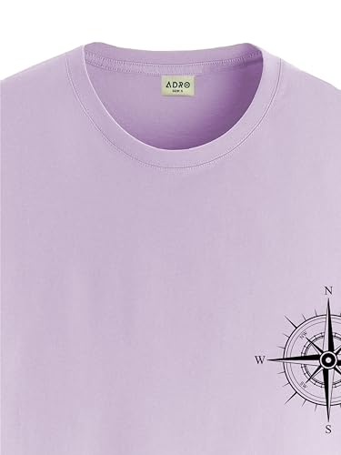 Image of ADRO Unisex 100% Cotton Regular Tshirt | Printed | Graphic Printed | Chest Printed
