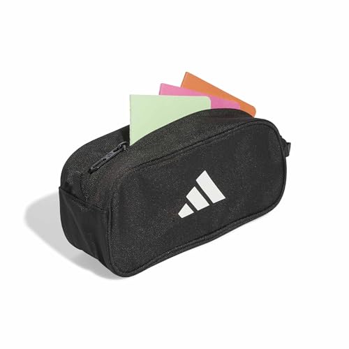 adidas Unisex Kinder PENCIL CASE 2, Black/White, One size