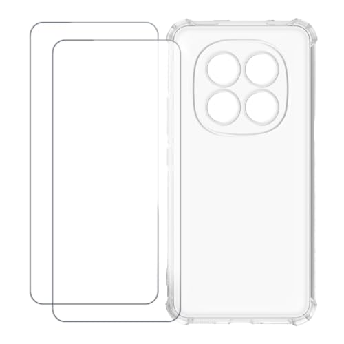 UOGNADGD Xiaomi Redmi Note 15 Pro+ 5G China �Ƃ̌݊������� �J�X�^���J���t���P�[�X�{�����K���X�ی�t�B����2���t�� ? �Ռ��z�������h�~ (�N���A)