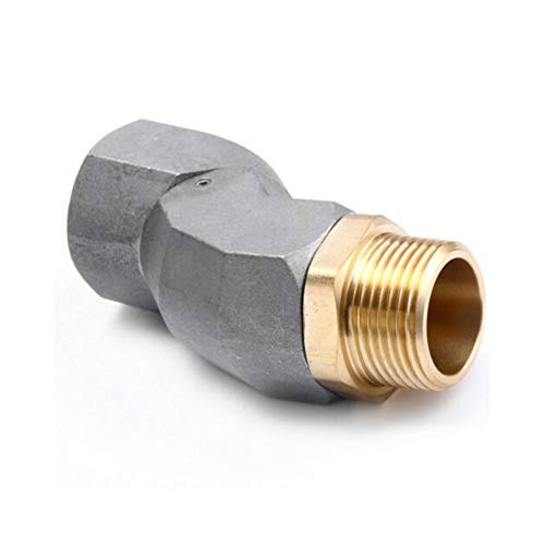 A Abigail 1" Fuel Transfer Hose Swivel 360 Rotating Connector For Fuel Nozzle Multi Plane Fuel Plane Swivel #TOP6