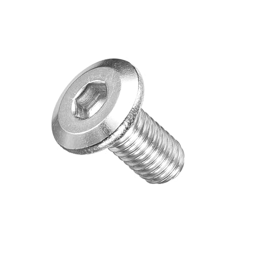 METALLIXITY Flat Head Hex Socket Cap Screws M5-0.8x10 50Pcs