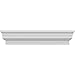 Ekena Millwork CRH04X162ST Crosshead, 162" Bottom Width x 164 1/2" Top Width, Factory Primed White