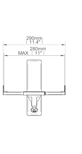 B-Tech - BT77 - Ultragrip ProTM Wandhalterung für Lautsprecher, neig- und schwenkbar, Weiß (Paar)
