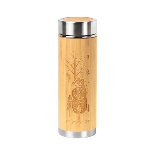 TEA SHOP - Travel Tea Bamboo Bear Forest - Perfecto para mantener la temperatura