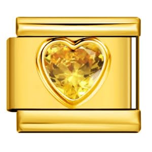 Abalorio de corazón de plata de 9 mm de acero para pulseras de regalo
