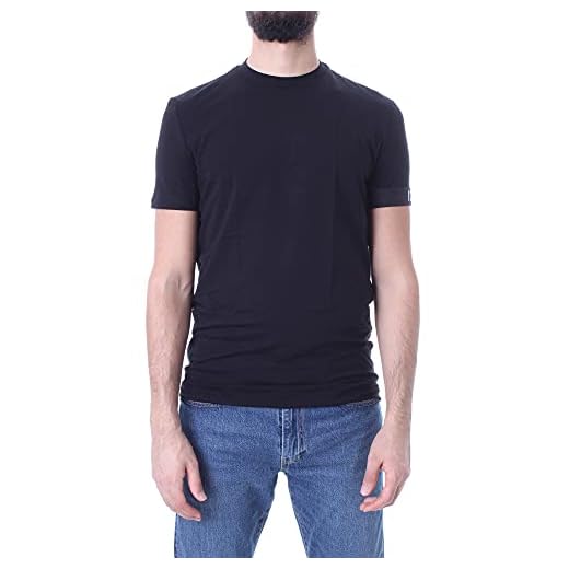 Dsquared T-shirt med två ikoner i svart, Svart, S