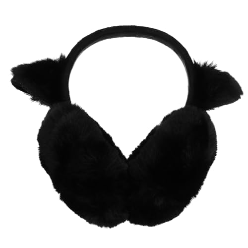 FOMIYES Adorable Cat Ear Earmuffs Winter Warm Outdoor Face Mask for Women Ear Warmer